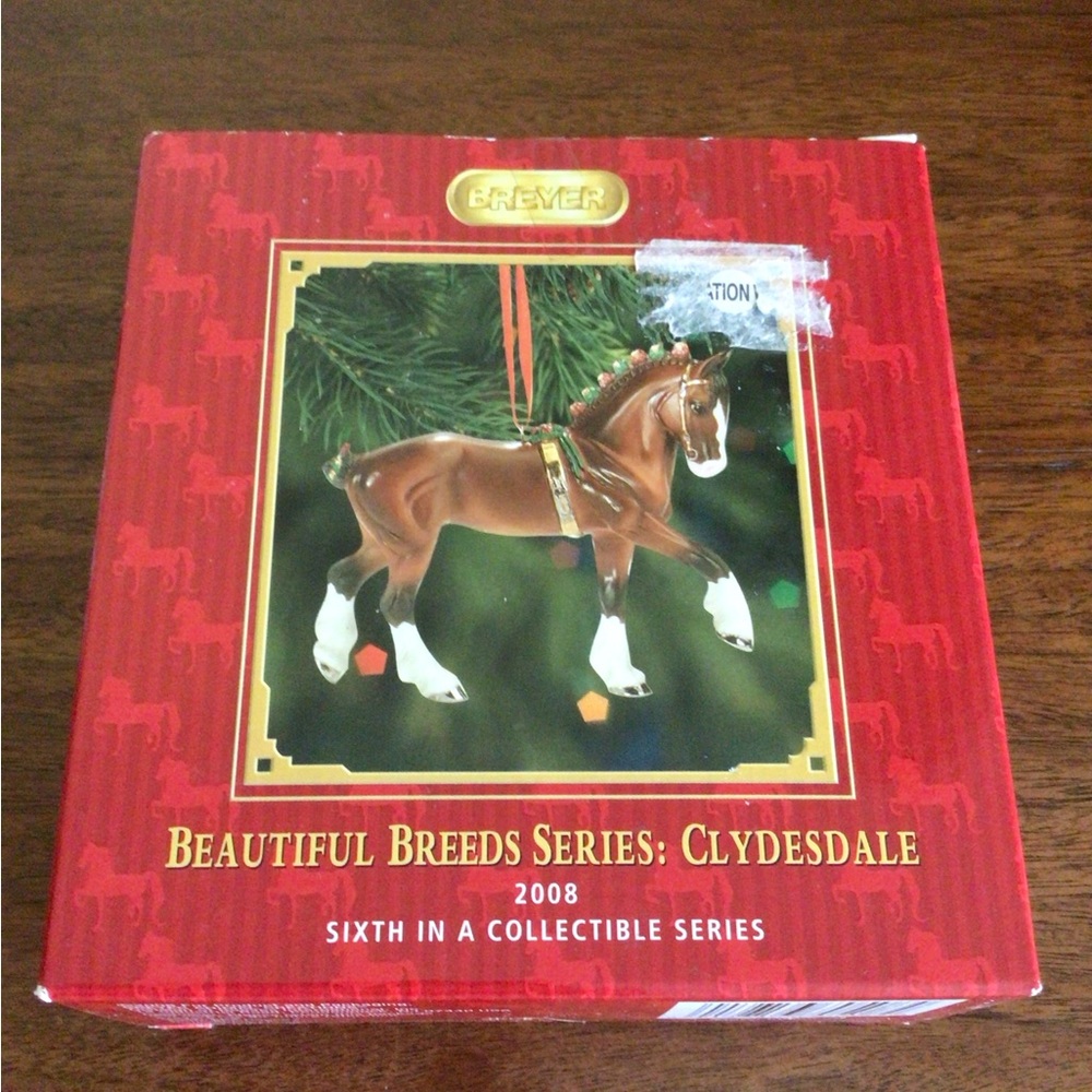 Breyer Clydesdale Horse Ornament